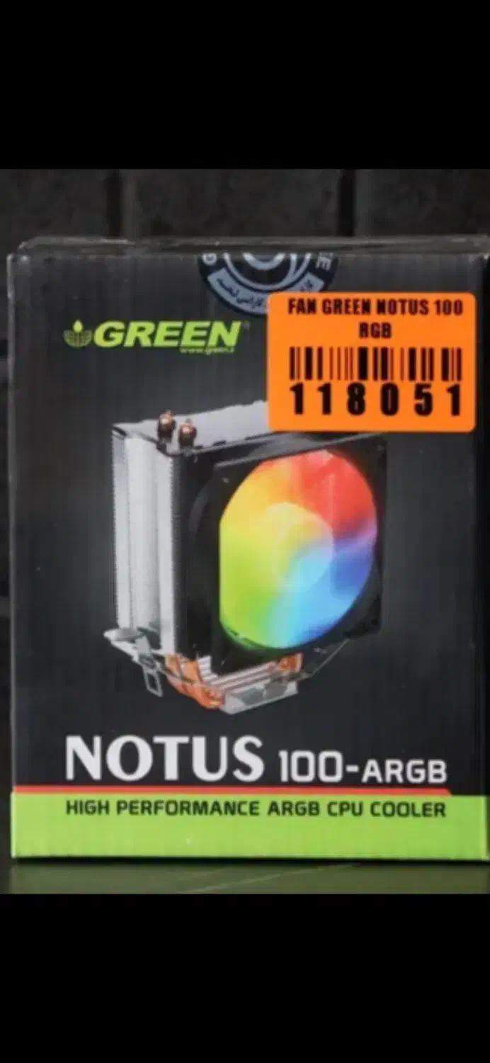 خنک کننده پردازنده گرین  NOTUS 100-ARGB|قطعات و لوازم جانبی رایانه|اندیمشک, |دیوار