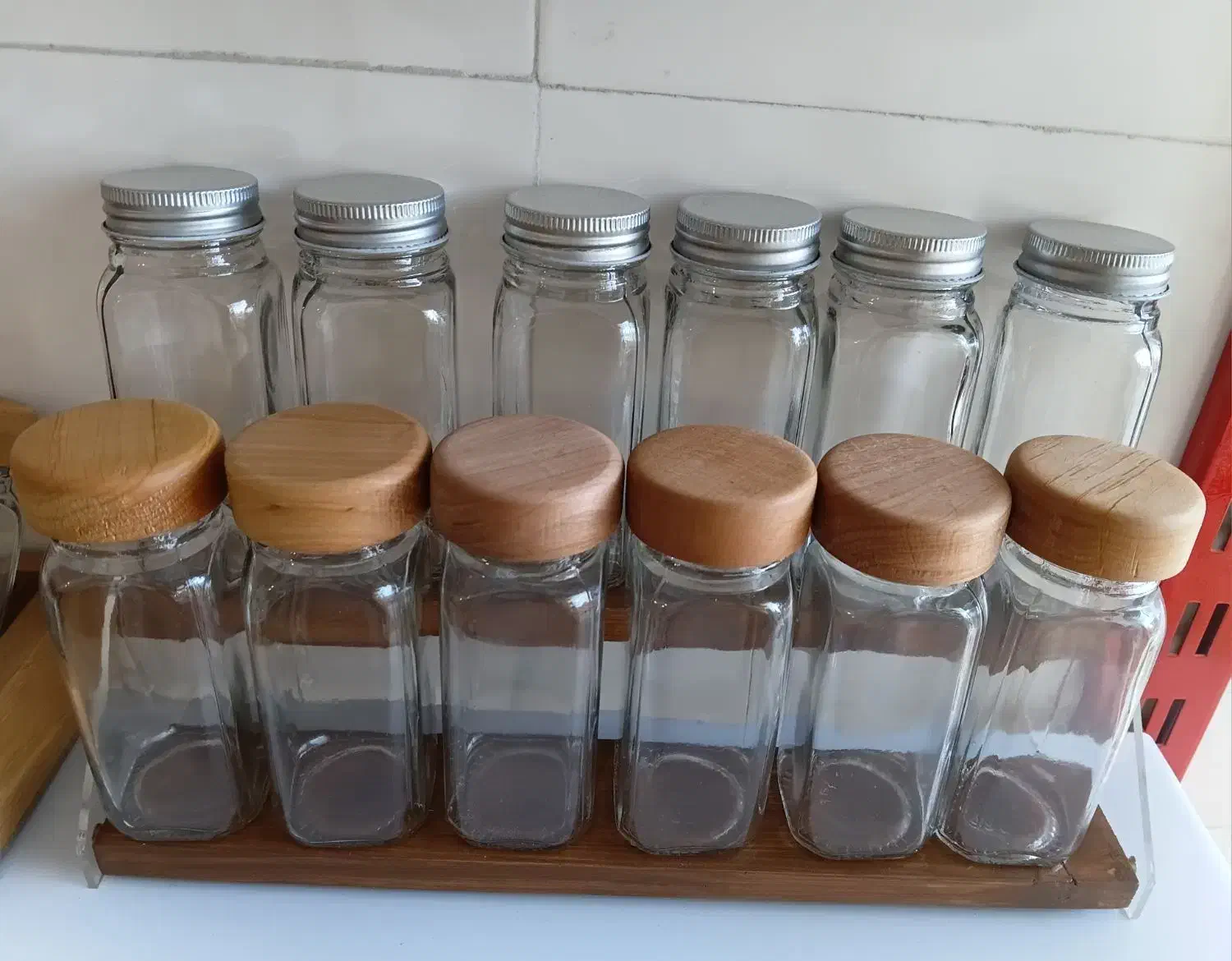 انواع شیشه مک کارتی|ظروف نگهدارنده، پلاستیکی، یک‌بارمصرف|دهگلان, |دیوار