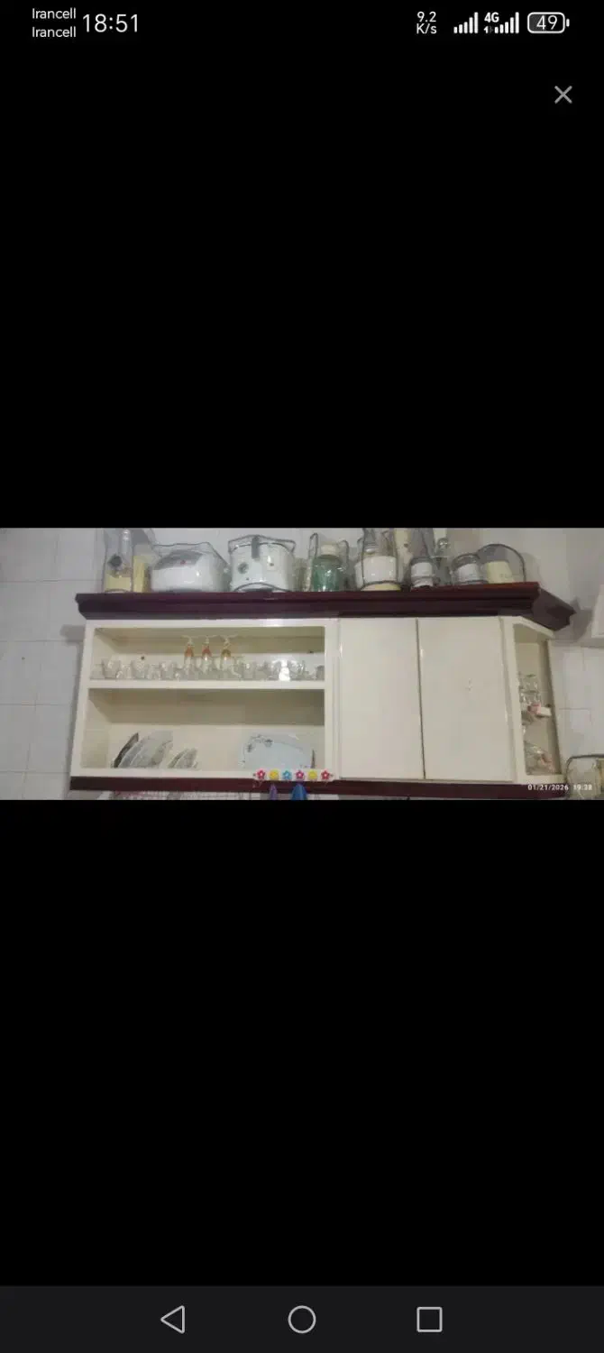 کابینت فلزی|آب‌چکان و نظم‌دهنده ظروف|نیشابور, شهرک بهارستان|دیوار