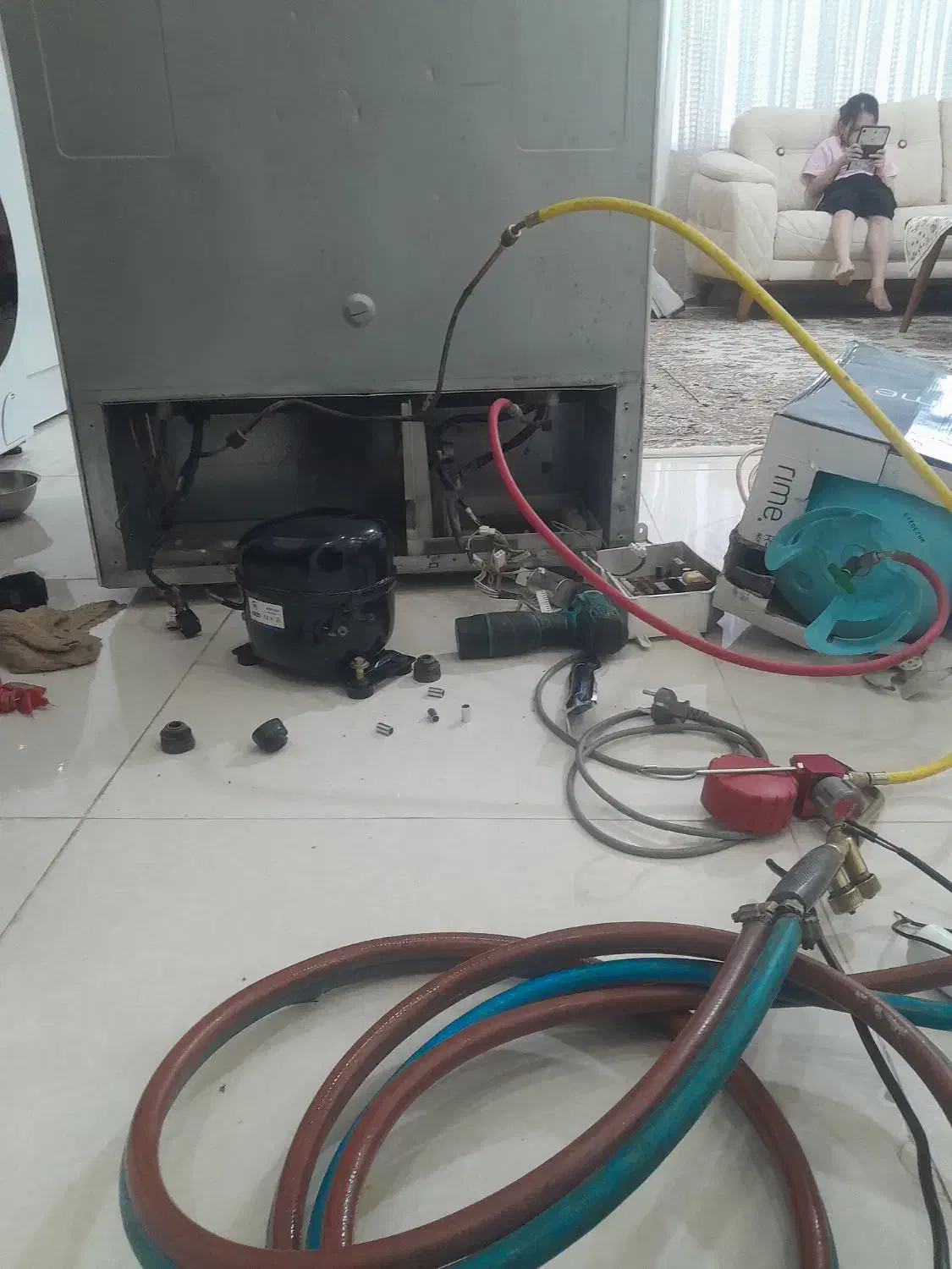 تعمیر تخصصی ساید بای ساید،یخچال و کولرگازی ضمانتی|خدمات پیشه و مهارت|لنگرود, |دیوار