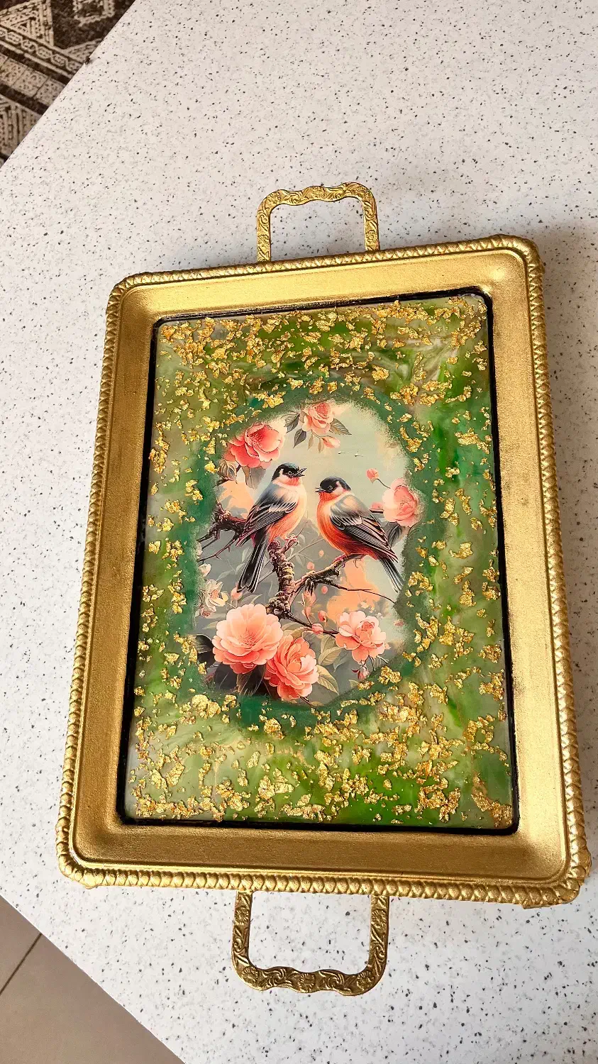 ساخت وبازسازی سینی های استیل و چوبی بارزین|ظروف سرو و پذیرایی|اصفهان, ارغوانیه|دیوار