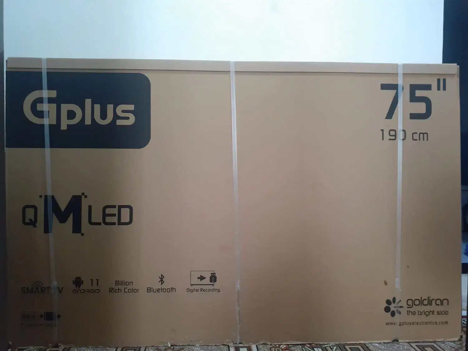 تلویزیون ۷۵ اینچ|تلویزیون و پروژکتور|کرمان, |دیوار