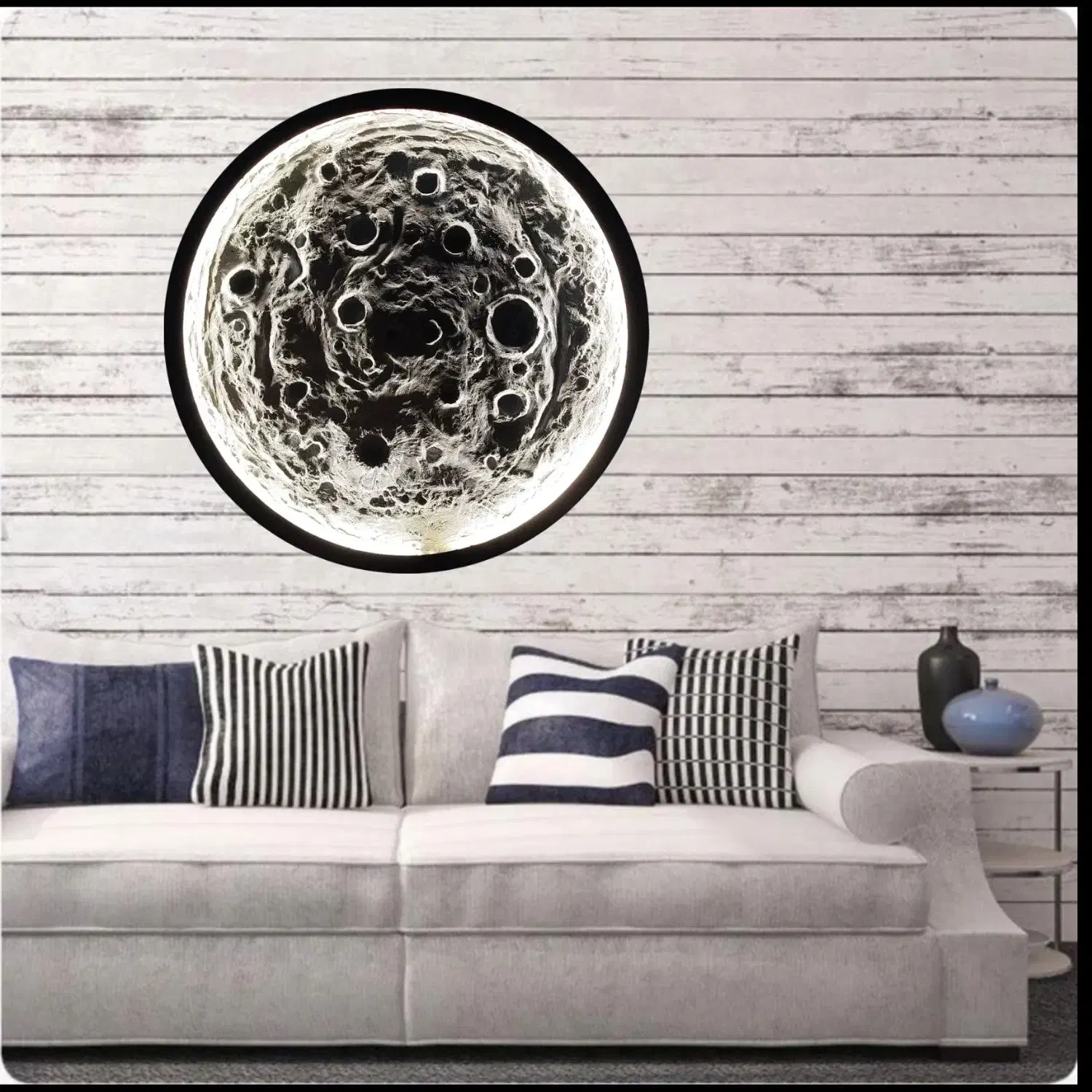 تابلو ماه|تابلو، نقاشی، عکس|رشت, منظریه|دیوار