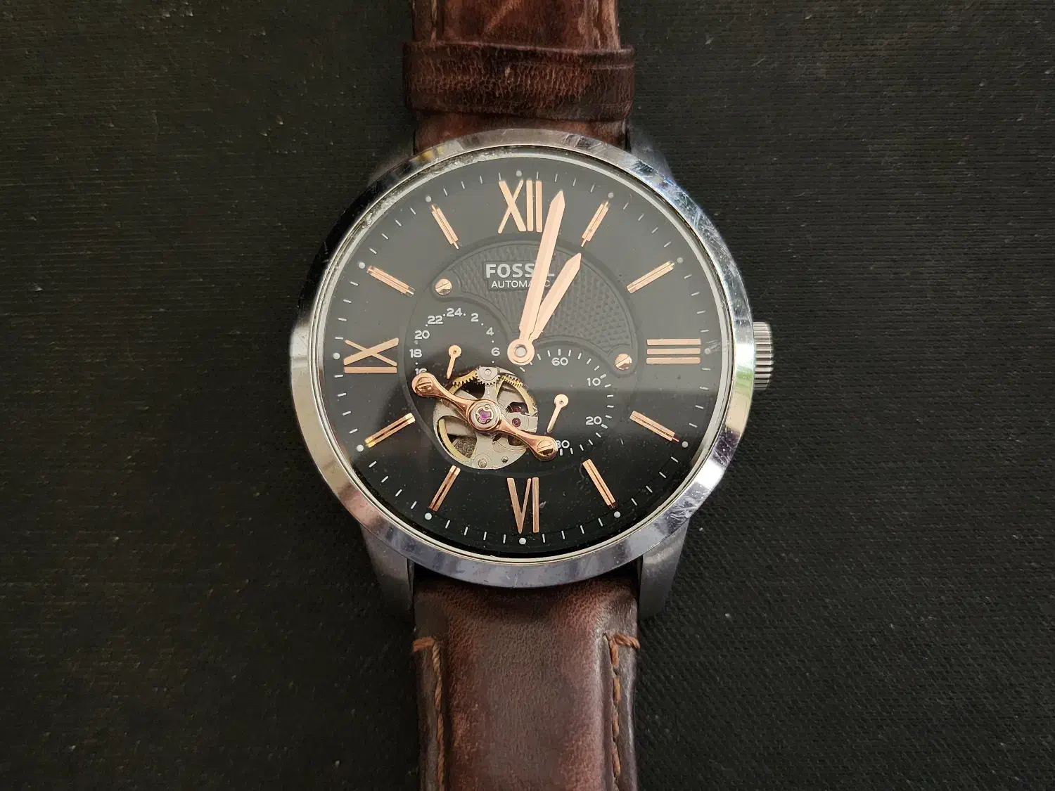 ساعت فسیل fossil اصل اورجینال|ساعت|بابل, |دیوار