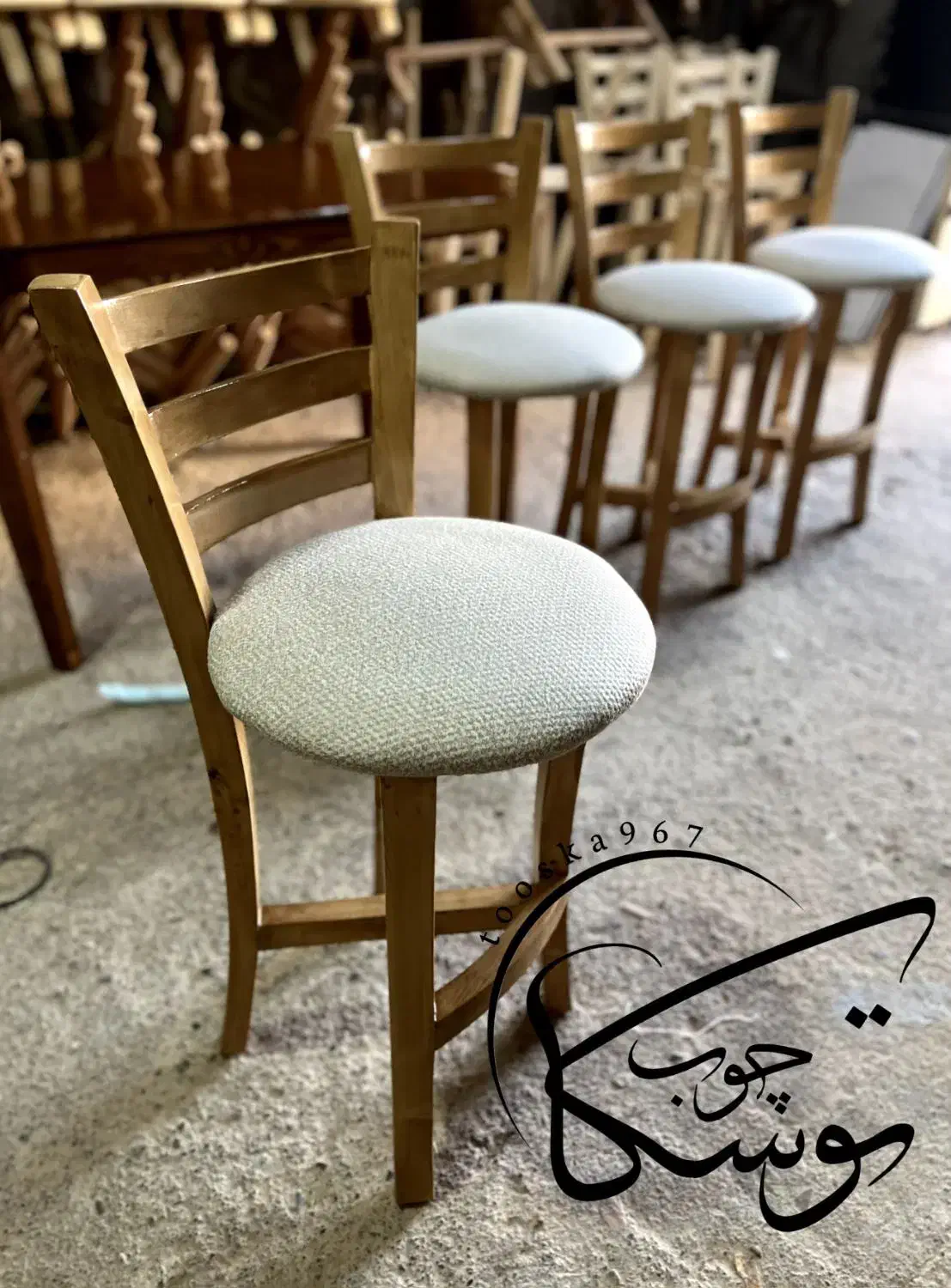 گروه تولیدی توسکا چوب صندلی اپن ستاره|صندلی و نیمکت|فردیس, قریشی|دیوار