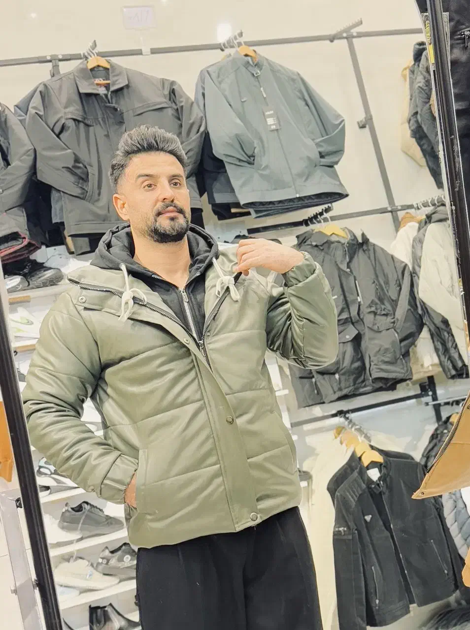 کاپشن چرم تو خز(بهنام پلیس)|لباس|تبریز, |دیوار