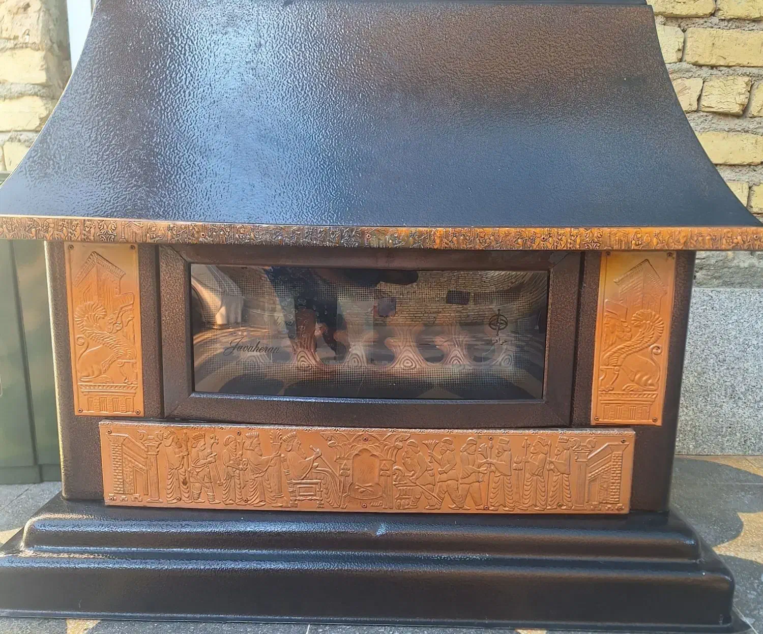 بخاری طرح شومینه|بخاری، هیتر، شومینه|شیراز, کوشک میدان|دیوار