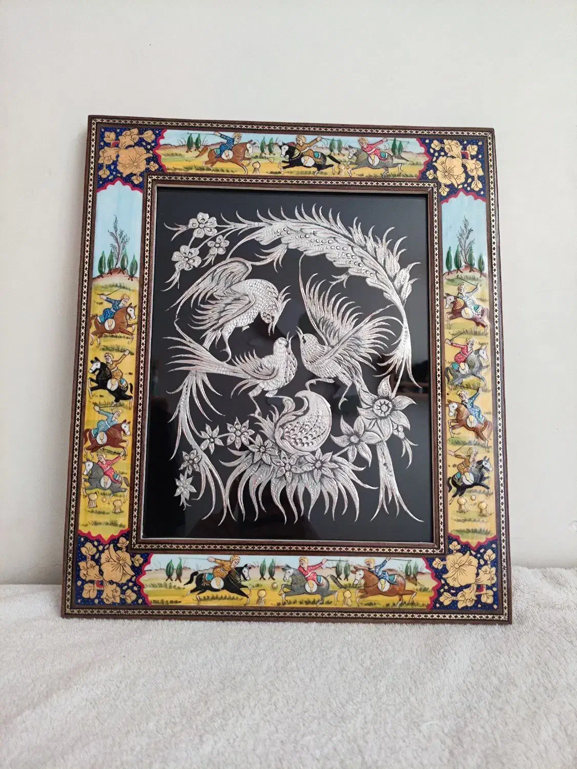 تابلو قلم زنی رومیزی|صنایع دستی و سایر لوازم تزئینی|تهران, شهرک ولیعصر شمالی|دیوار