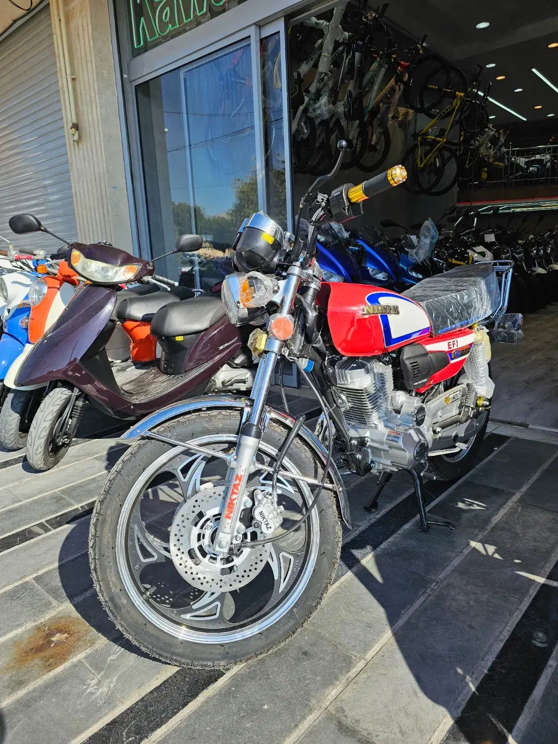 فروش فوری نیک تاز 200|موتورسیکلت|شیراز, شهرک گلستان|دیوار