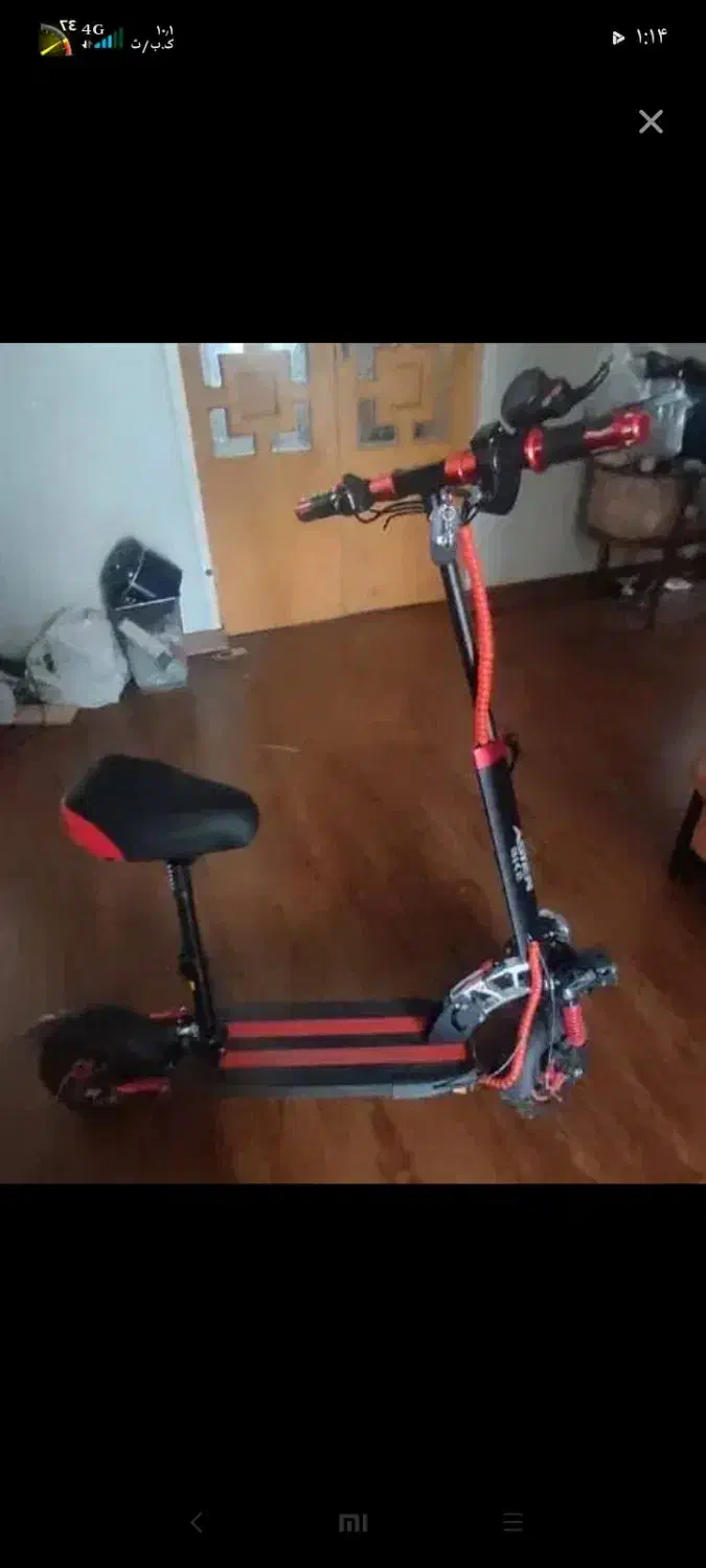 اسکوتر برقی در حد نو و یک دو چرخه|دوچرخه، اسکیت، اسکوتر|مرودشت, ده بید|دیوار