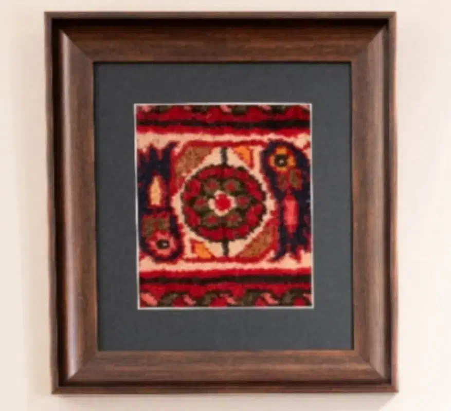 قاب فرش دستباف|تابلو فرش|لواسان, |دیوار