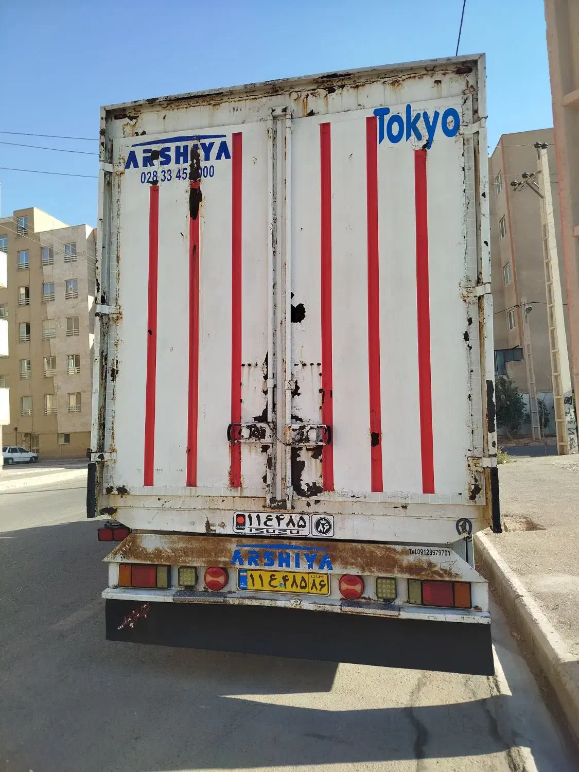 فروش کانتینر ایسوزو 6مدل ارشیا سالم بدون هیچ خوردگ|خودرو سنگین|گرمسار, |دیوار