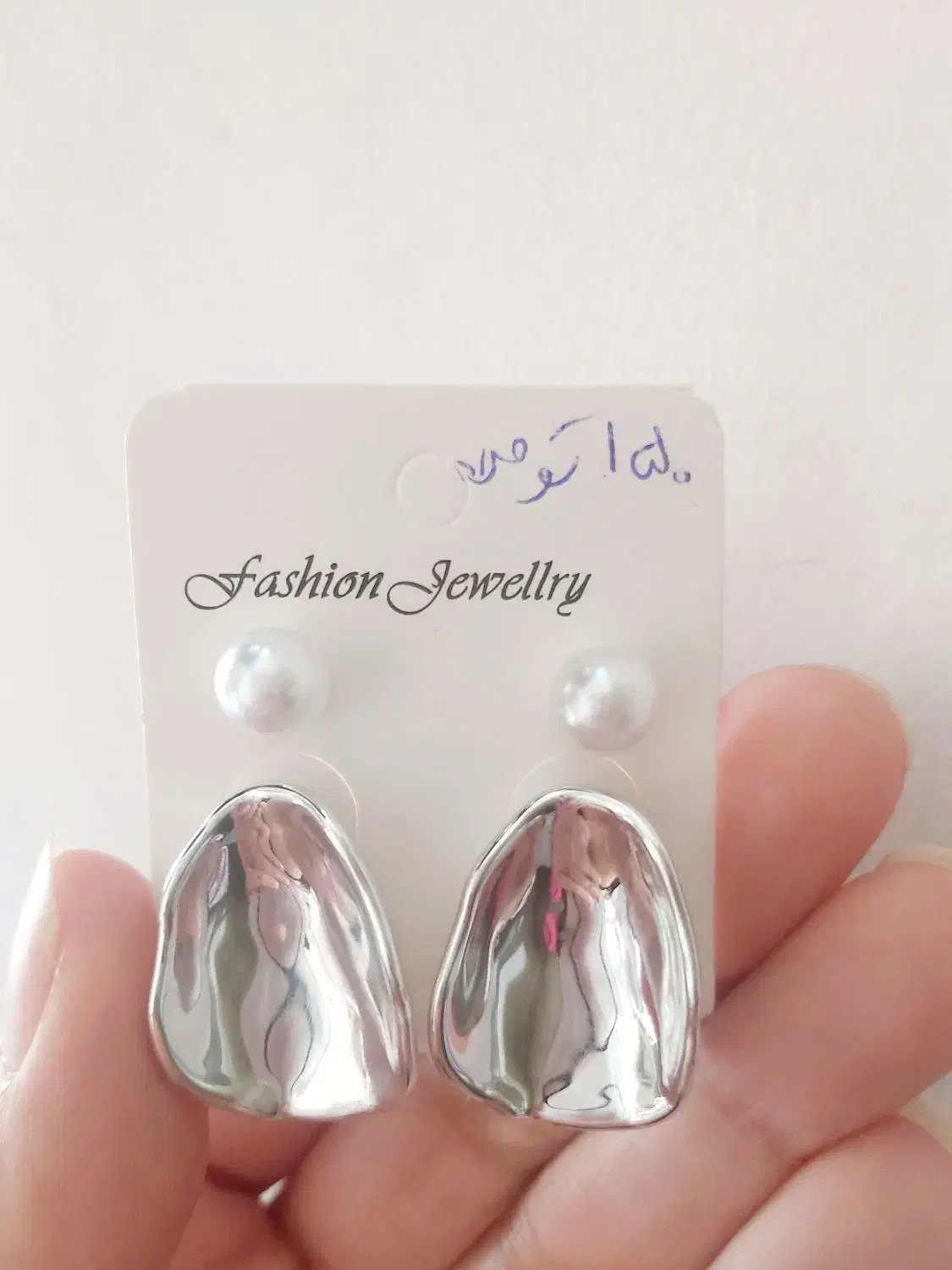 گوشواره آبکاری نقره|بدلیجات|اهواز, امانیه|دیوار