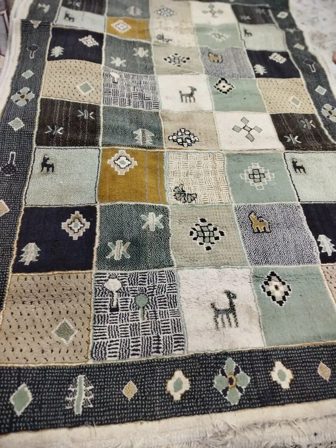 دوتا قالیچه ۱در ۱ونیم|فرش|قم, نیروگاه|دیوار