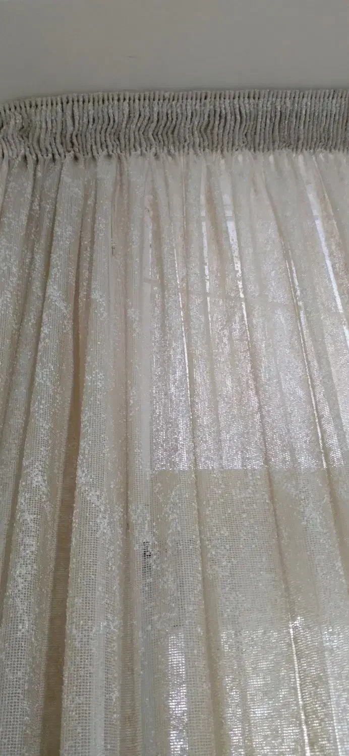 ۴لنگه پرده تور درجه یک|پرده، رانر، رومیزی|قائم‌شهر, |دیوار