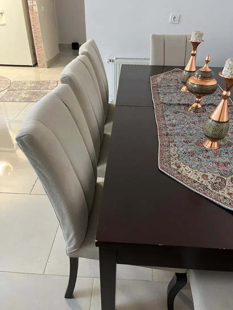 میز نهارخوری هشت نفره قابل تبدیل به ده نفره|میز و صندلی غذاخوری|گرگان, |دیوار