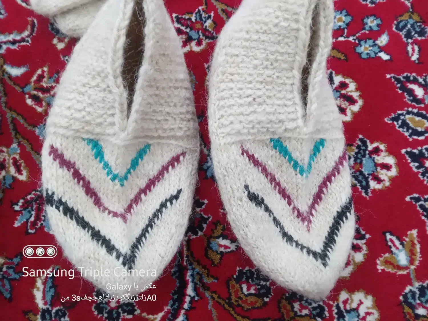 انواع جوراب بافتنی پشمی کاموایی|لباس|ماسال, |دیوار