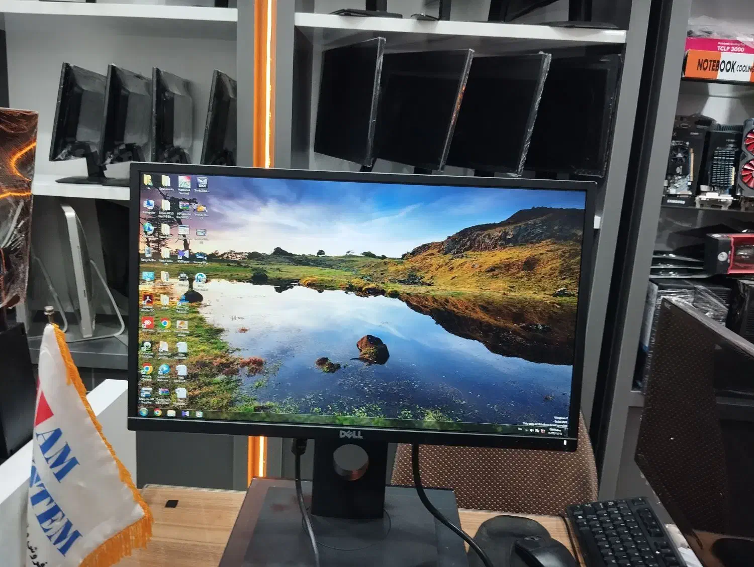 مانیتور دل 22 اینچ Dell P2217 HDMI IPS طراحی گیم|قطعات و لوازم جانبی رایانه|کرمانشاه, |دیوار