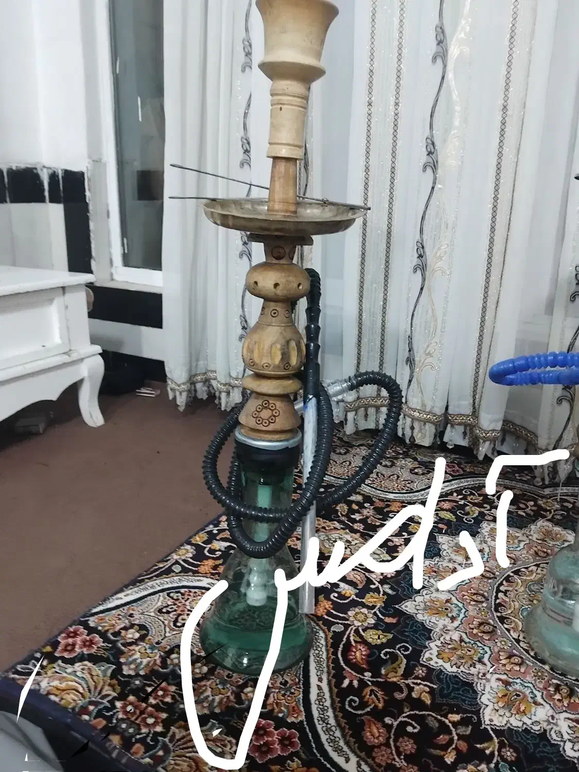 قلیان|صنایع دستی و سایر لوازم تزئینی|جوانرود, |دیوار