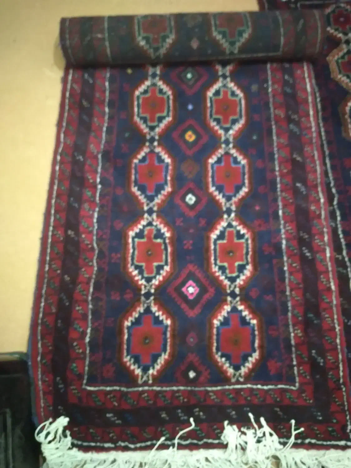 قالیچه دست بافت|فرش|قائن, |دیوار