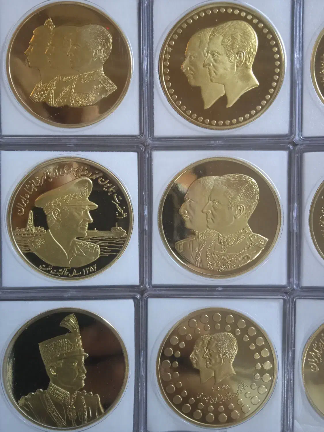 سکه های مناسبتی روکش آبکاری طلا|کلکسیون سکه، تمبر، اسکناس|شیراز, پودنک|دیوار