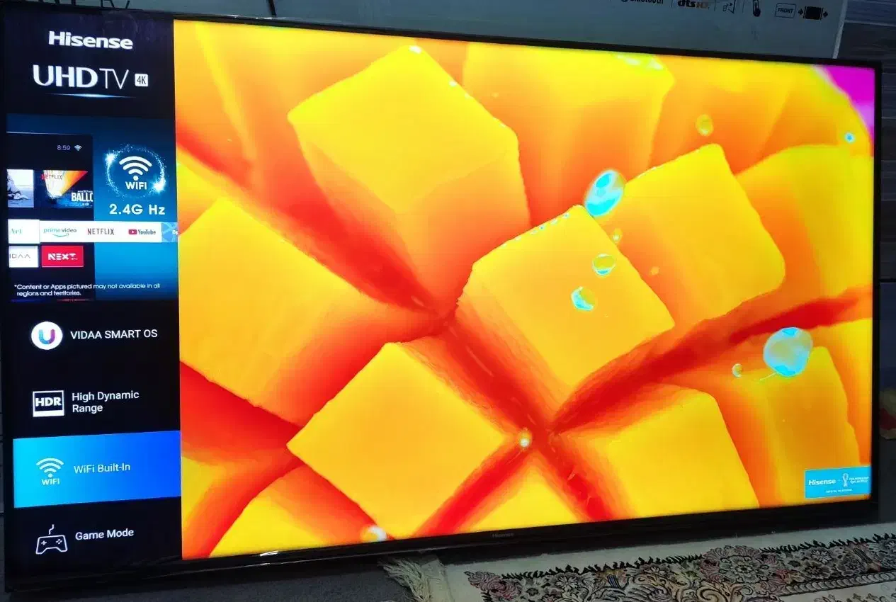 تلویزیون ال ای دی هایسنس4k55 هوشمند نو اکبند|تلویزیون و پروژکتور|آبادان, |دیوار