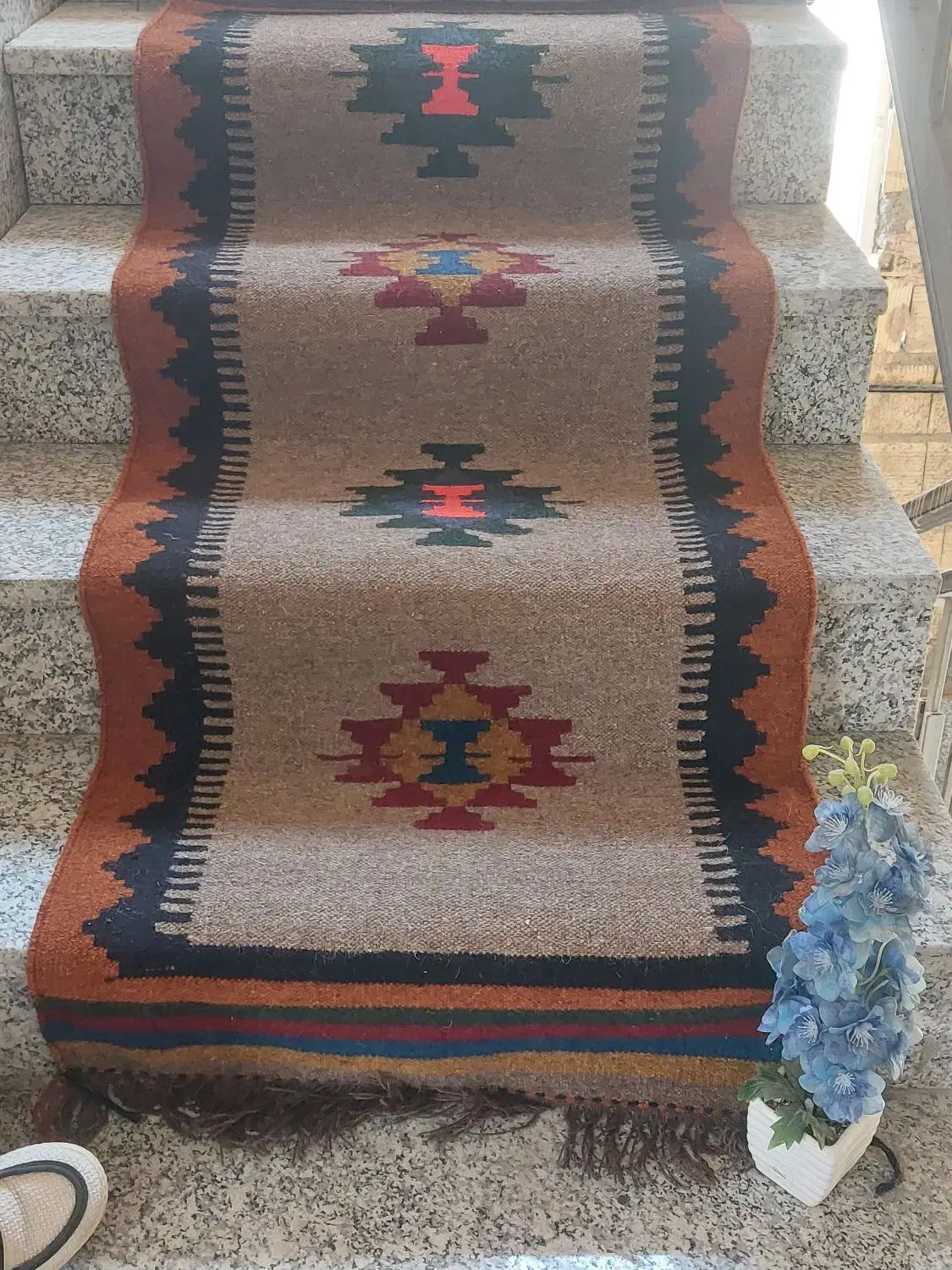 گلیم فرش وپادری|گلیم، جاجیم، گبه|فلاورجان, |دیوار