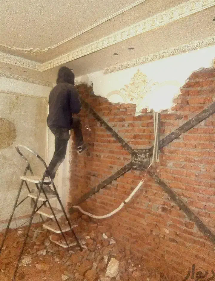 تخریب دیوار.اوپن سرویس‌پارکینگ پله بتون‌کنی‌و|خدمات پیشه و مهارت|اردبیل, |دیوار