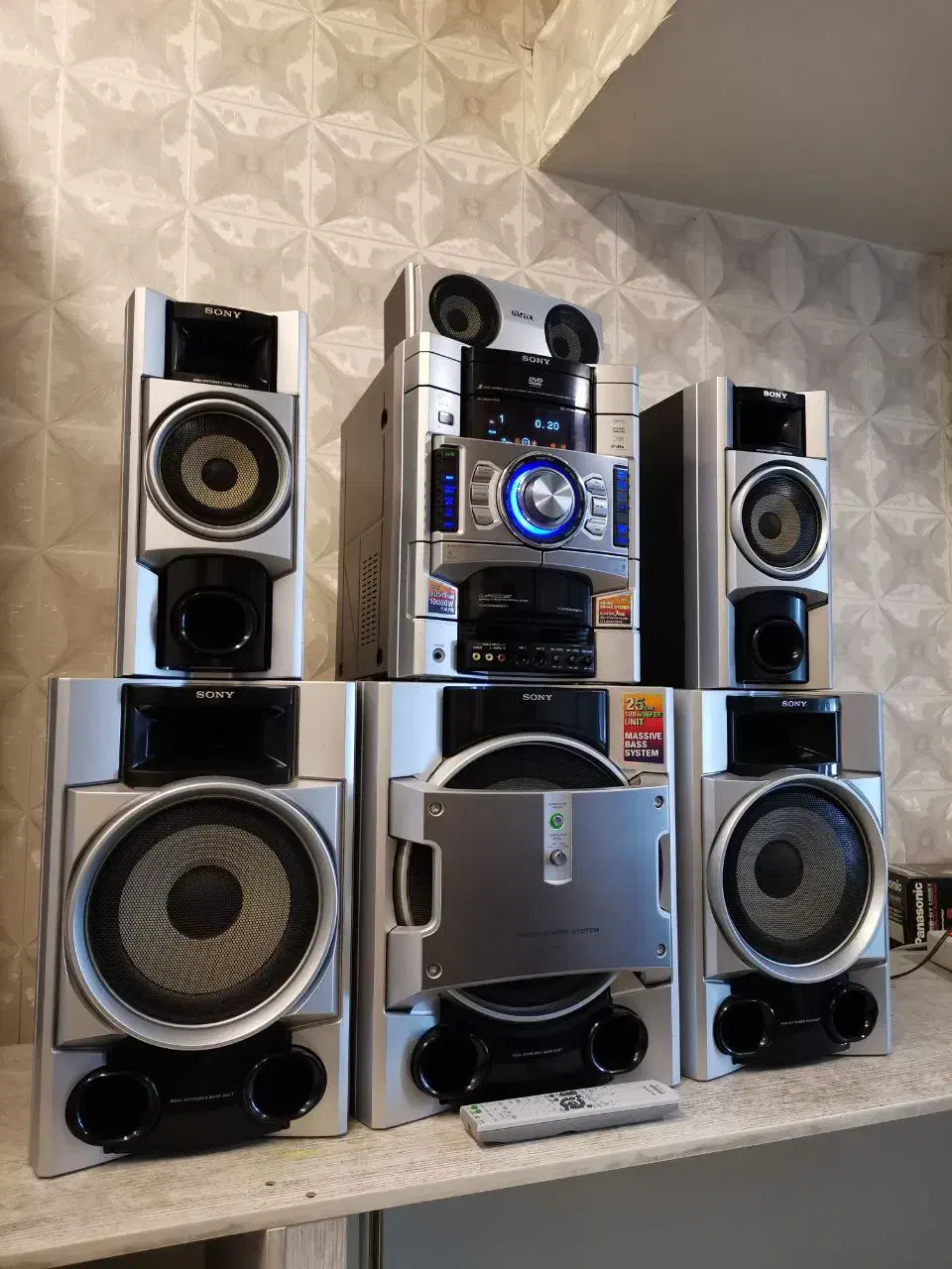 ضبط سونی GN1200با قدرت 10000Wبلوتوثی ساب ۱۰اینچ|سیستم صوتی خانگی|گرگان, |دیوار