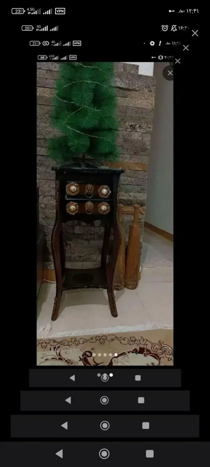 یک عدد میز تلفن|میز تلفن|رشت, پاره بیجار|دیوار