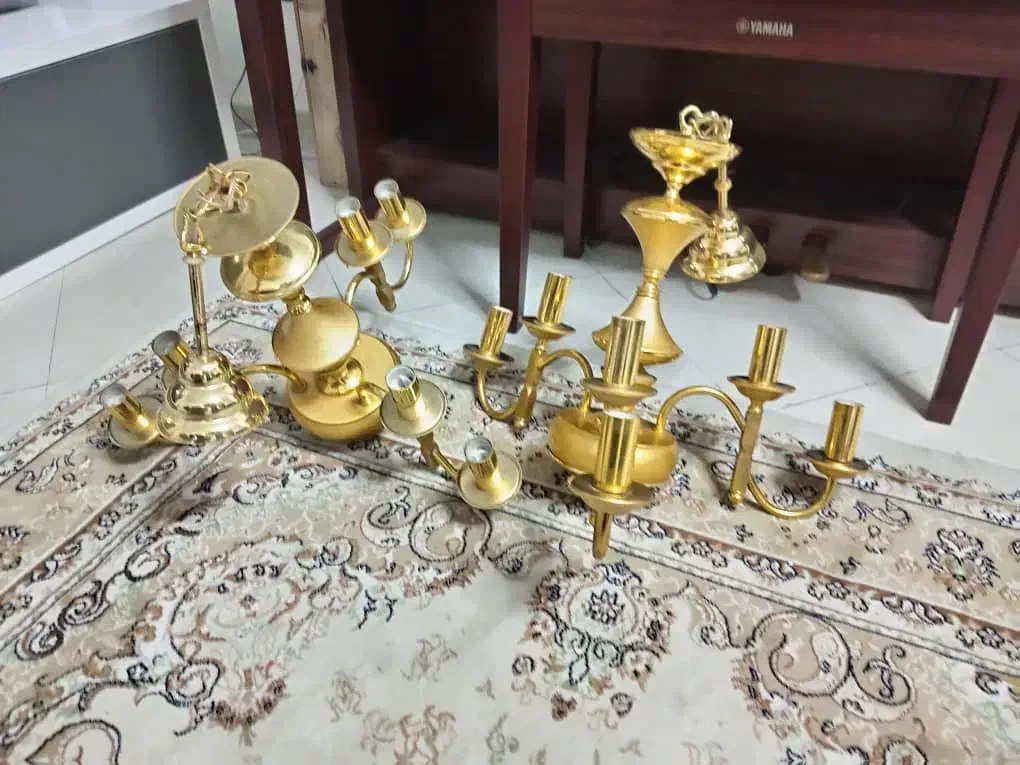 لوستر|لوستر و چراغ آویز|شهریار, شهرک وائین|دیوار