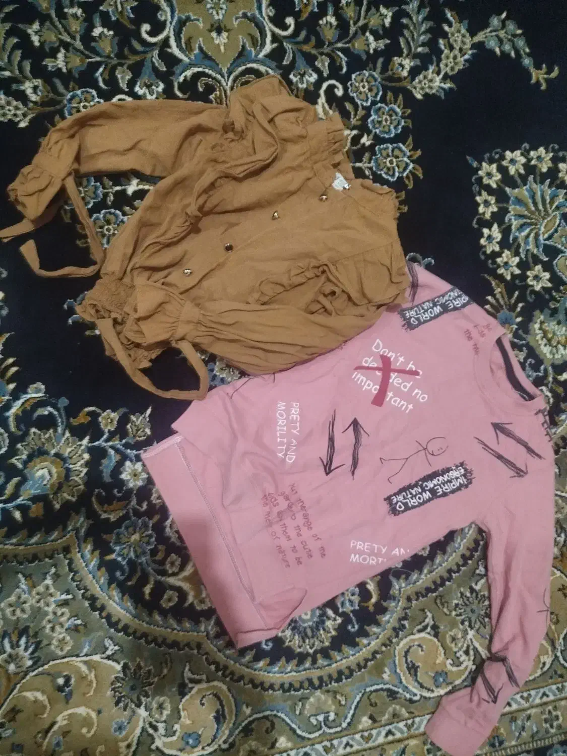 کاپشن . پیراهن. دخترانه|کفش و لباس بچه|تربت جام, جامی|دیوار