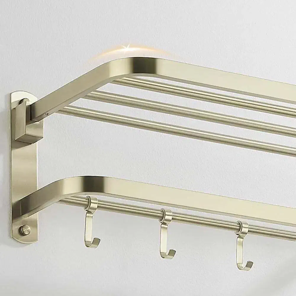 جا حوله و رخت آویز حمام تاشو دو طبقه|لوازم حمام|مشهد, حرم مطهر رضوی|دیوار