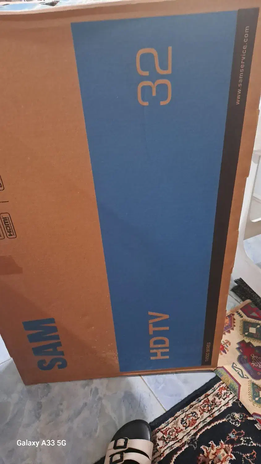 تلویزیون ۳۲ اینچ سام|تلویزیون و پروژکتور|رامسر, |دیوار