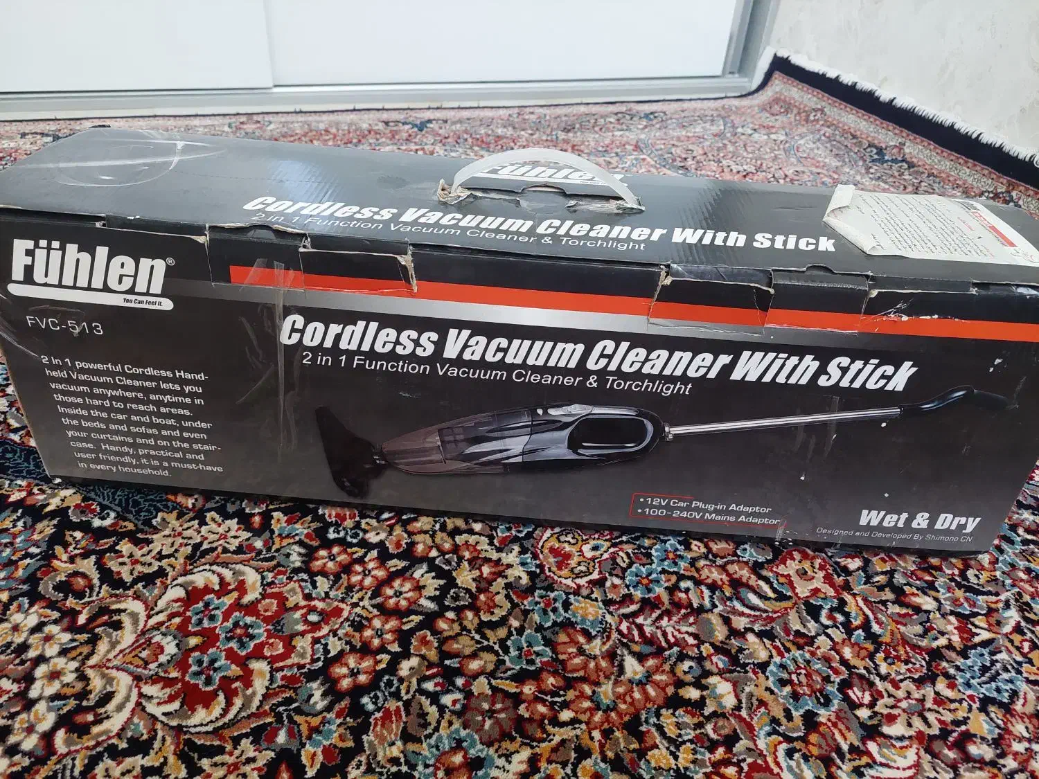 جارو شارژی سالم نو نو داخل کارتن|جاروبرقی، جارو شارژی، بخارشو|همدان, |دیوار