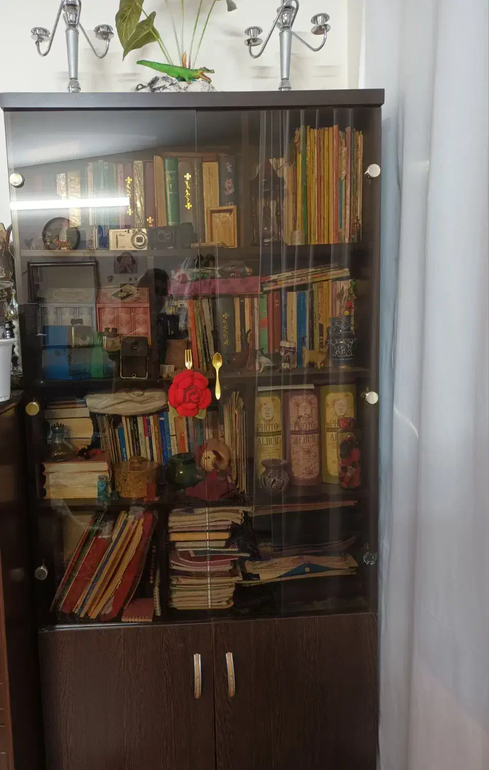 کتابخانه|کتابخانه، شلف، قفسههای دیواری|تهران, قصر فیروزه ۱|دیوار