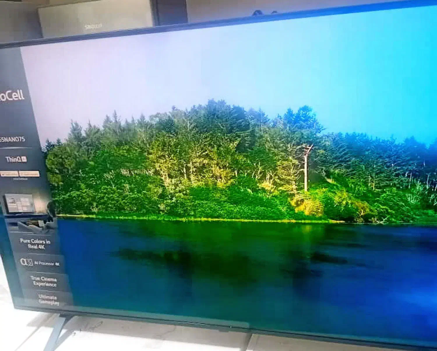 ال ای دی ال جی نانوسل ۵۵ اینچ 4K اسمارت با کارتن|تلویزیون و پروژکتور|تهران, مهرآباد|دیوار