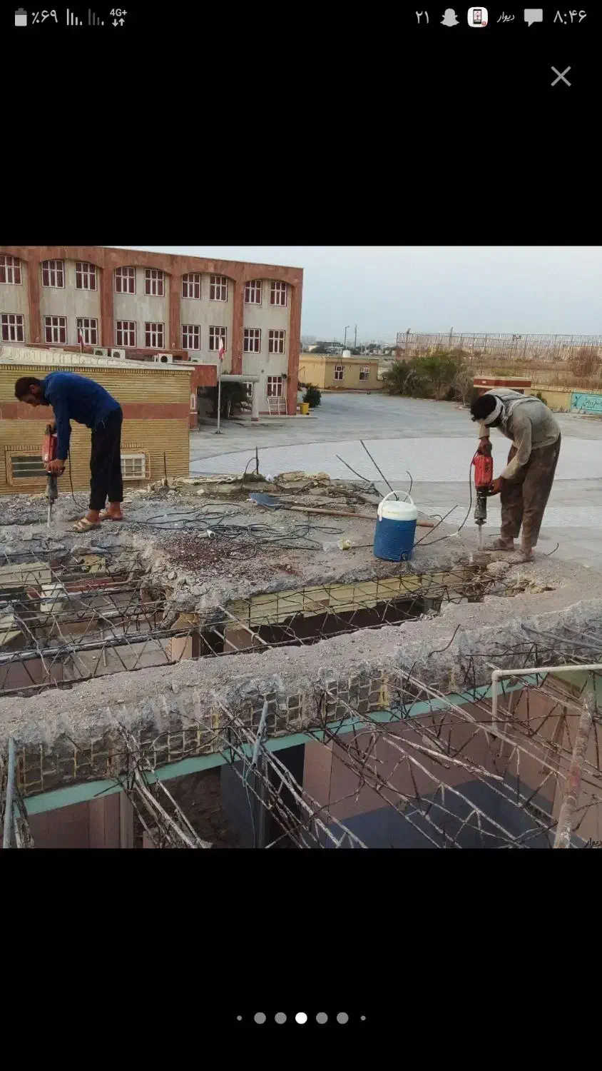 استاد بناه کند کاری تخریب کاری با ابزار کامل|خدمات پیشه و مهارت|بندرعباس, |دیوار