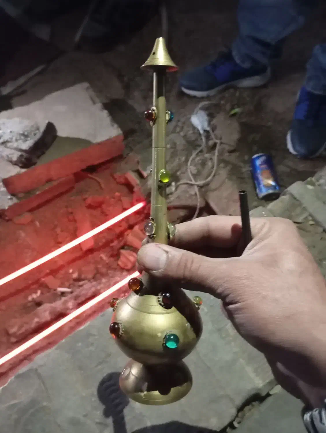 گلاب پاش قجری|کلکسیون اشیاء عتیقه|اراک, |دیوار