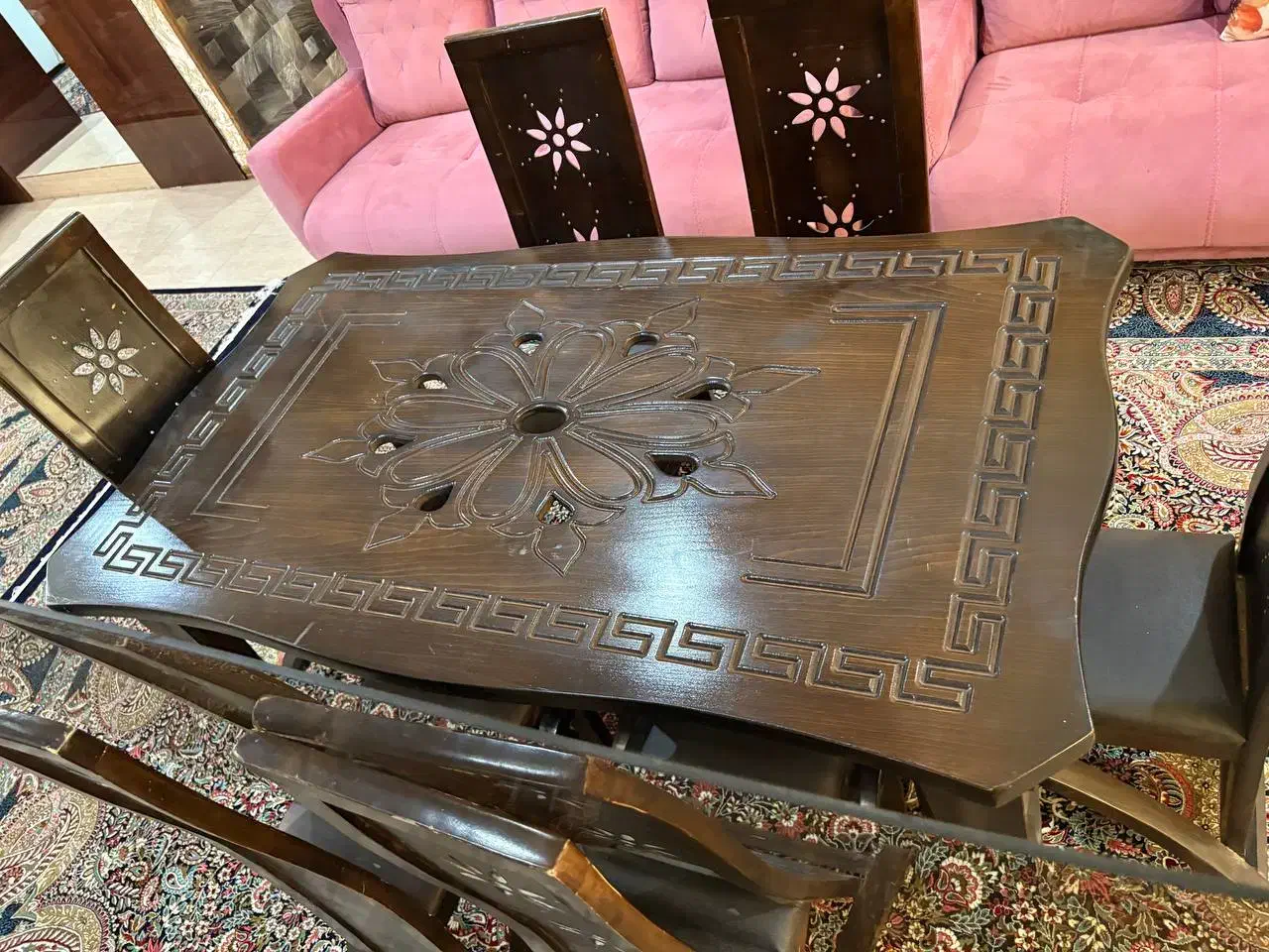 میز نهارخوری ۶ نفره|میز و صندلی غذاخوری|فردیس, شهرک شهید حسینی|دیوار