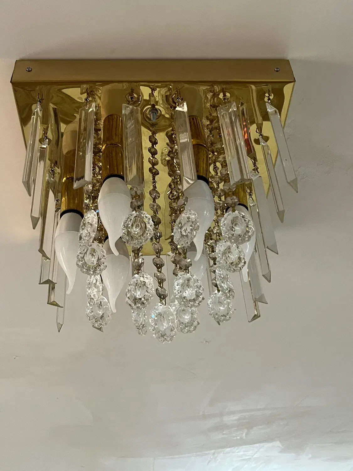 لوستر ۶شعله درحده نو|لوستر و چراغ آویز|رشت, حمیدیان|دیوار