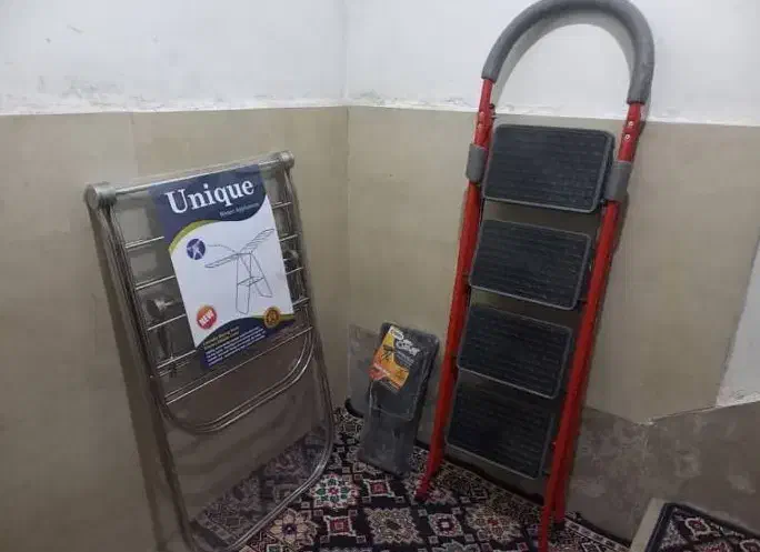 تولید و پخش لوازم خانگی عمده و جزعی نردبان بند رخت|عمده‌فروشی|شهریار, شهریار|دیوار