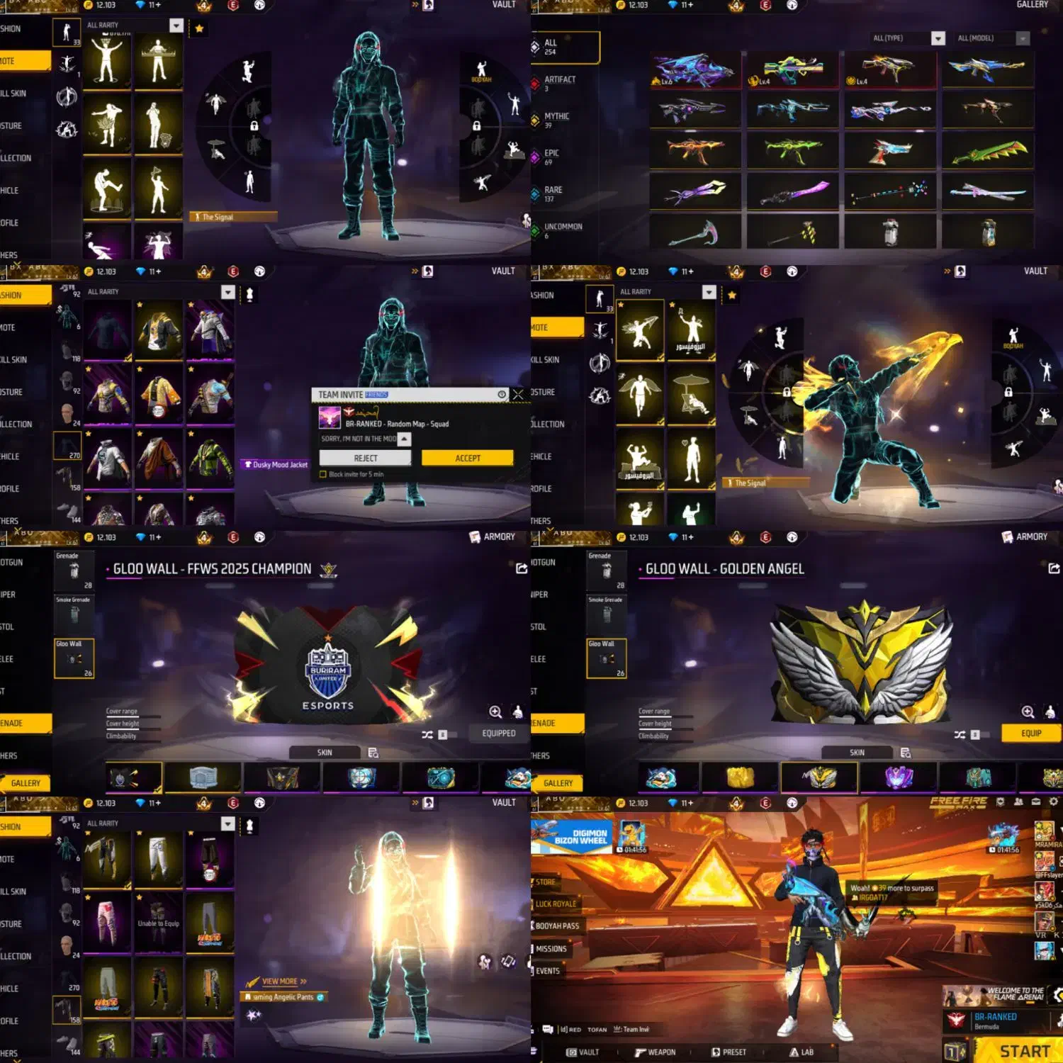 اکانت فری فایر|کنسول، بازی ویدئویی و آنلاین|ایذه, |دیوار