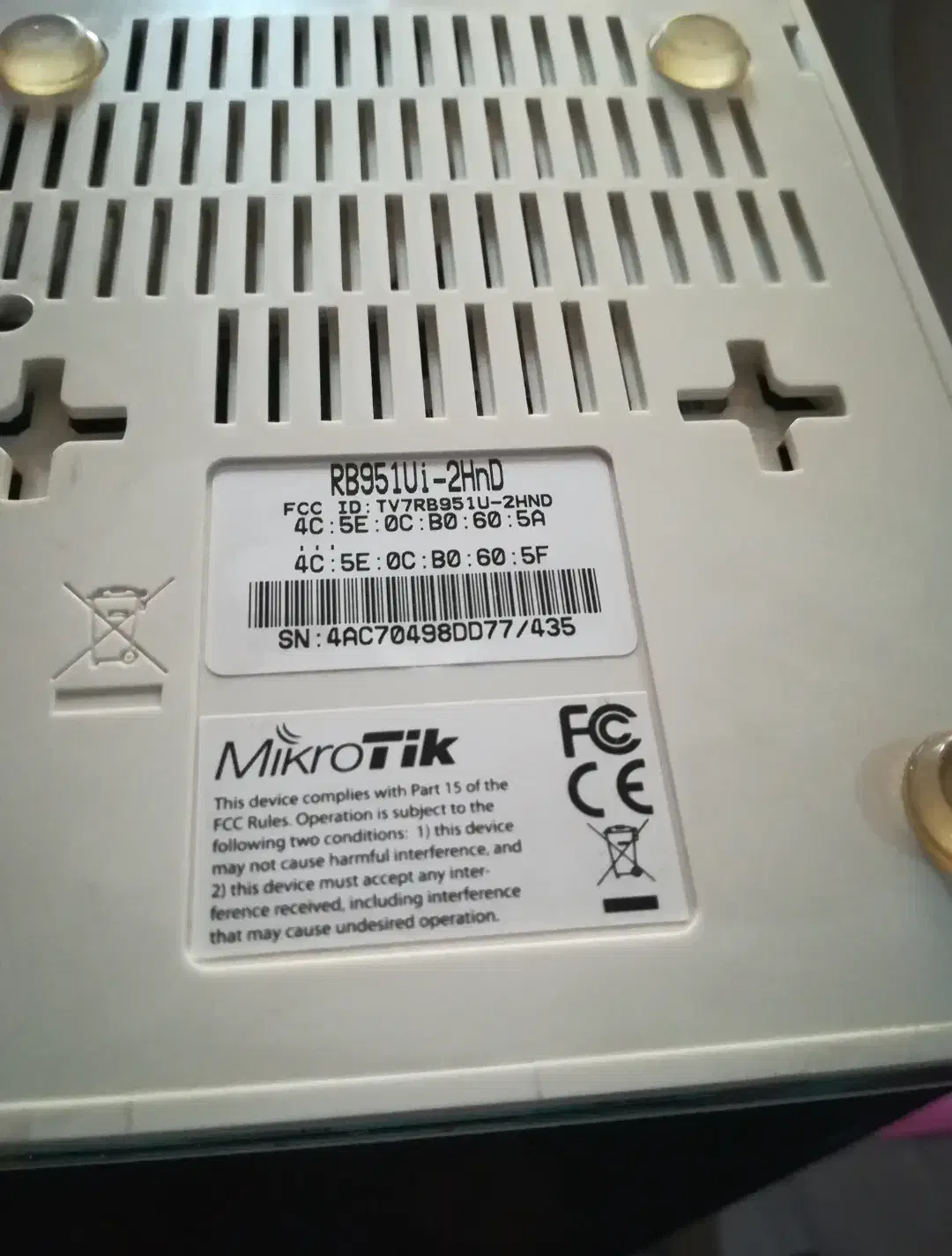 آگهی فروش روتر میکروتیک RB951Ui-2HnD|مودم و تجهیزات شبکه|تهران, صادقیه|دیوار