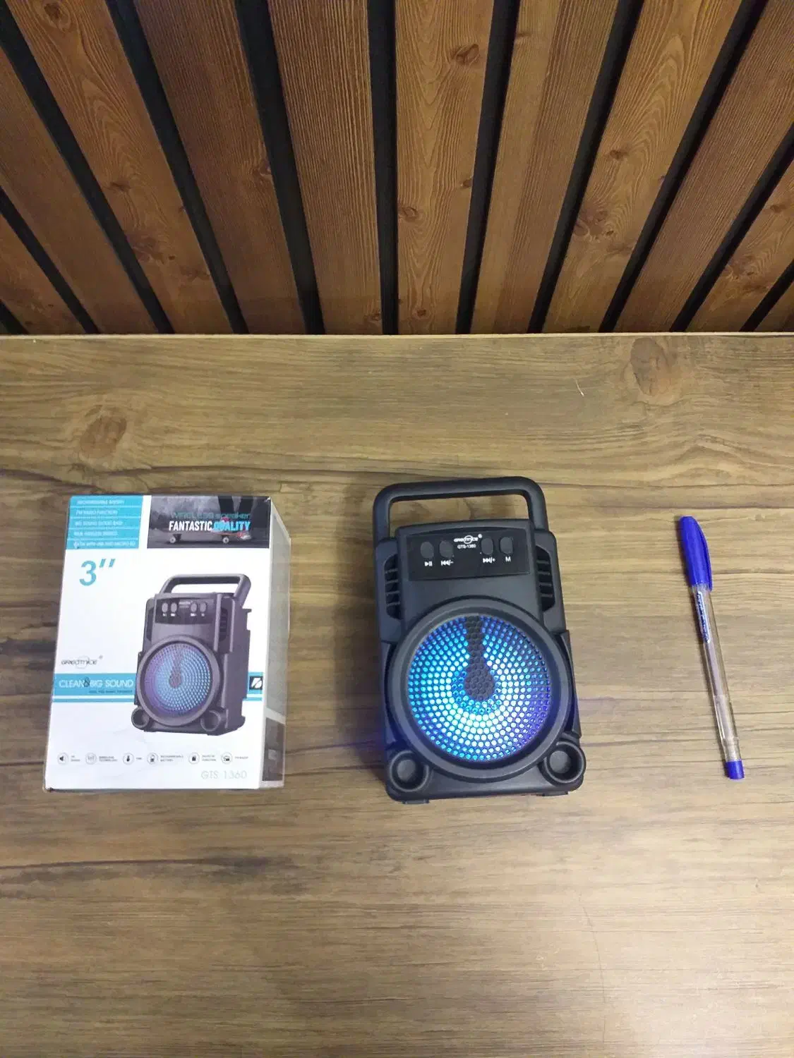 اسپیکر بلوتوثی شارژی فلش و رم و رادیو رقص نور|سیستم صوتی خانگی|ری, ظهیرآباد|دیوار