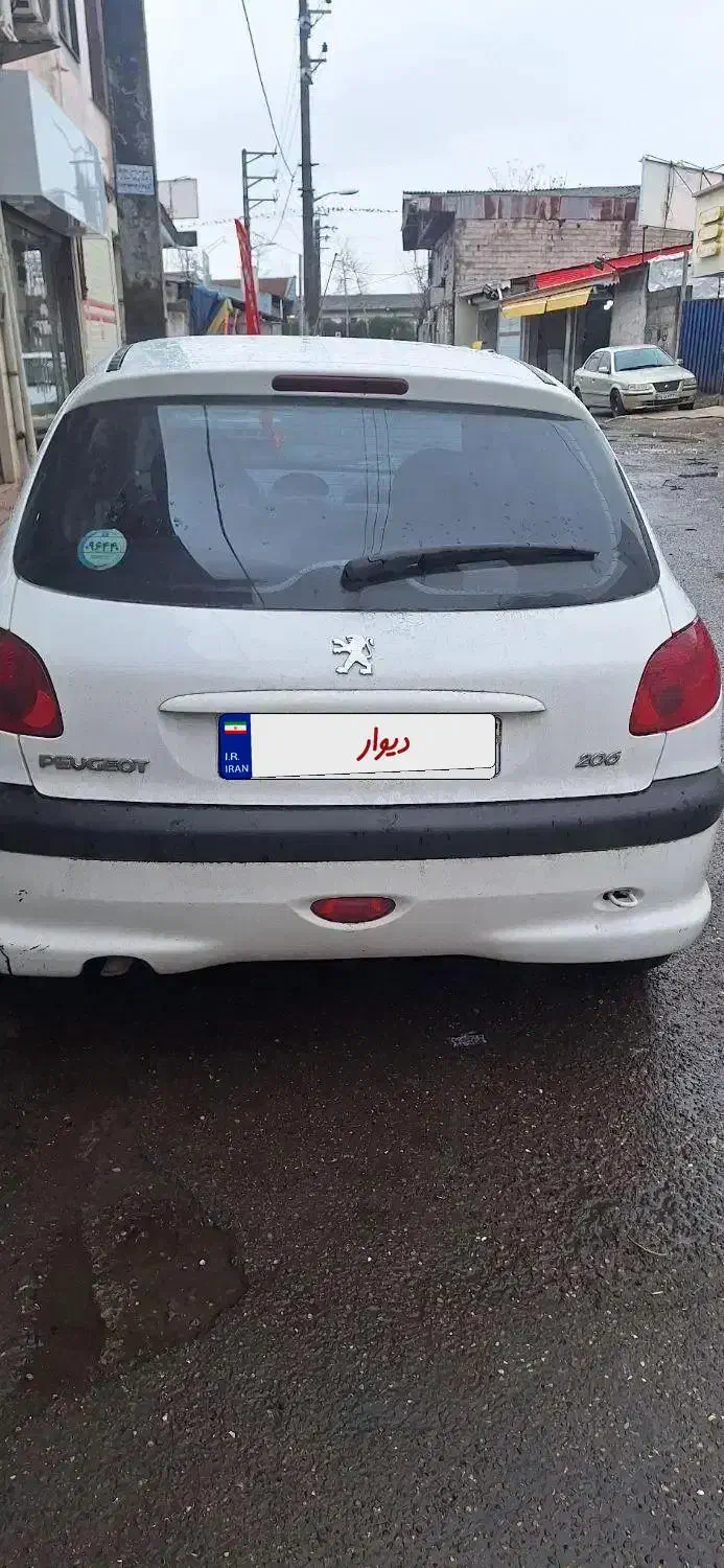 206 تیپ 2 مدل 98|خودرو سواری و وانت|رشت, تازه آباد|دیوار