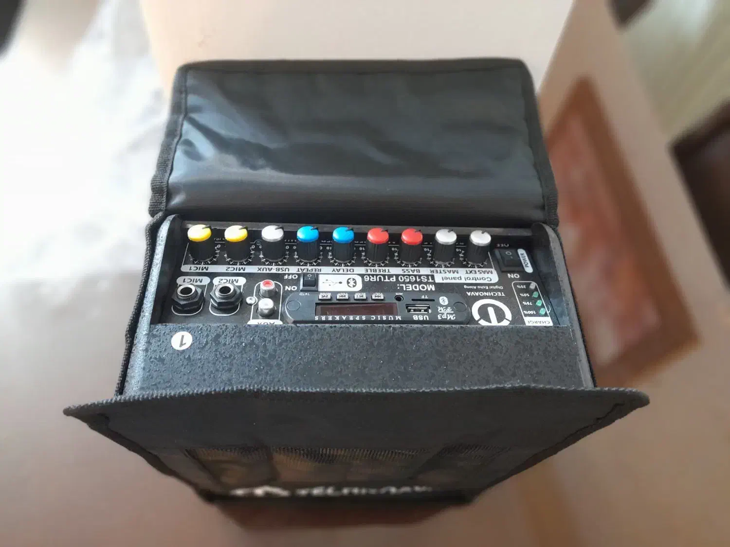 اکو همراه شارژی ۶ اینچ با میکروفن بیسیم باند اکتیو|سیستم صوتی خانگی|تهران, سازمان برنامه شمالی|دیوار