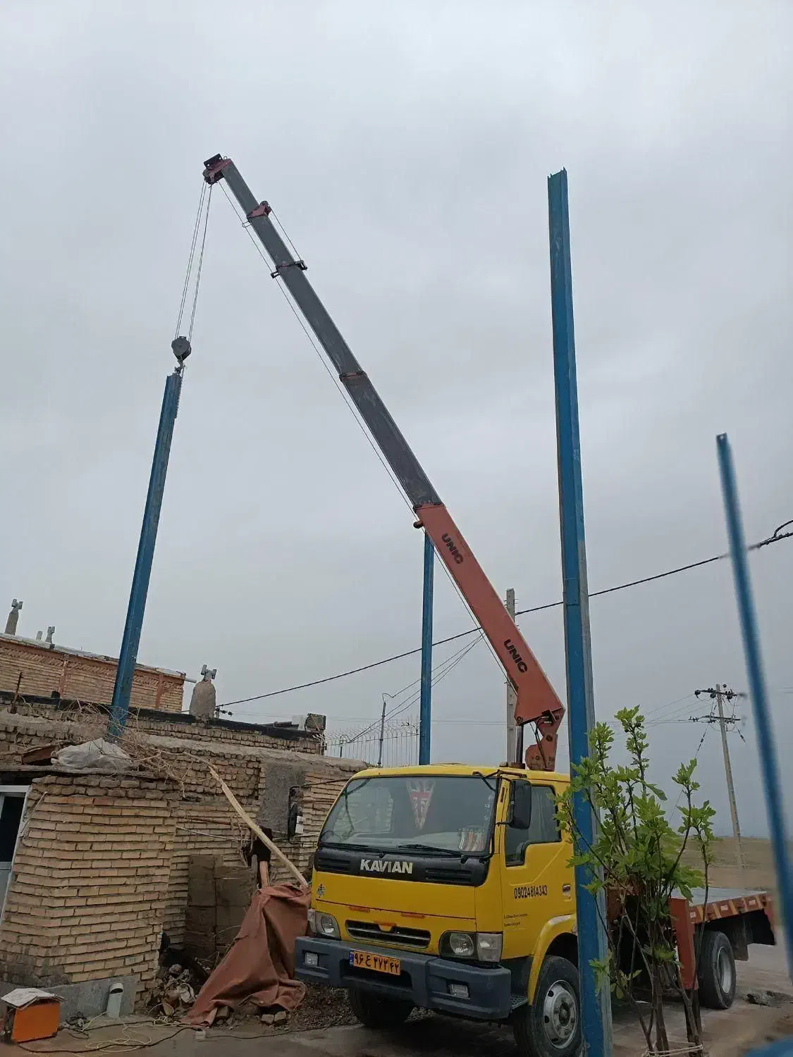 جرثقیل خاور(شبانه روزی)همراه سبدنفربر یاسبدبالابر|خدمات حمل و نقل|مشهد, کوی دروی|دیوار