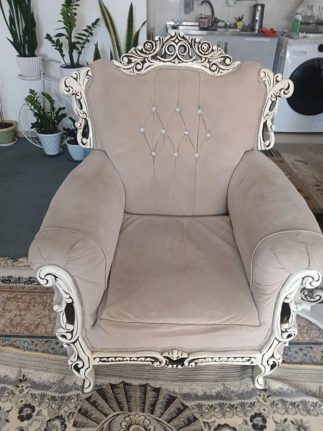 مبل ۷نفره|مبلمان خانگی و میز عسلی|هشتگرد, شهرک ریحانه|دیوار