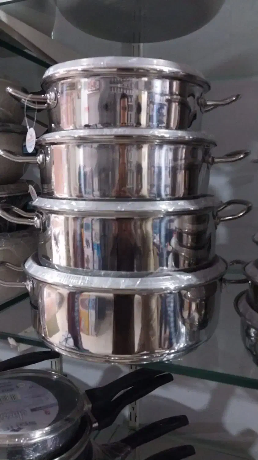 قابلمه استیل نیم قدی ساخت پاکستان|ظروف پختوپز|چابهار, |دیوار